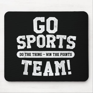 Ga sportteam! Grappige sporten Muismat