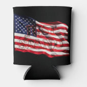 GA STAAN, AMERIKAANSE VLAG BLIKJESKOELER (Voorkant)