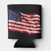 GA STAAN, AMERIKAANSE VLAG BLIKJESKOELER (Achterkant)