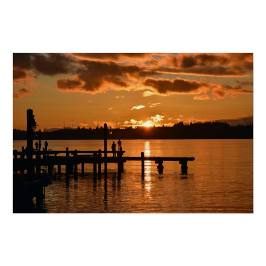 Ga staan en kijk naar het zonnevaste Poster (Voorkant)