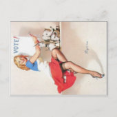 Ga stemmen! briefkaart (Voorkant)