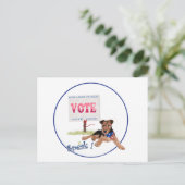 Ga stemmen briefkaart (Staand voorkant)