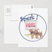 Ga stemmen briefkaart (Voorkant / Achterkant)