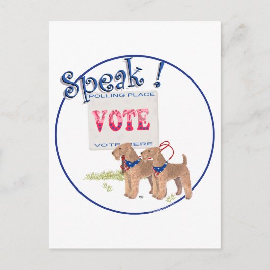 Ga stemmen briefkaart (Voorkant)