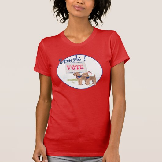 Ga stemmen t-shirt (Voorkant)