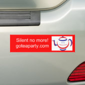 Ga Tea Party! Bumpersticker (Op auto)