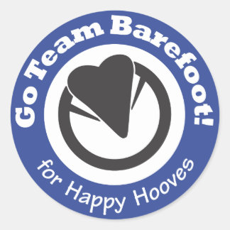 Ga team op blote voeten! Sticker