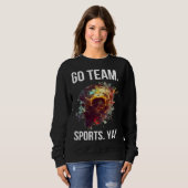 Ga Team Sporten Hoera 4 Trui (Voorkant volledig)