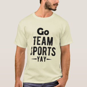 Ga Team Sporten Jippie t shirt ontwerp