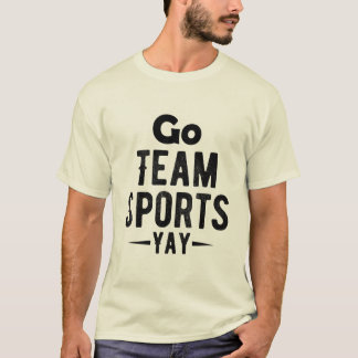 Ga Team Sporten Jippie t shirt ontwerp