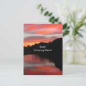 Ga terug briefkaart (Staand voorkant)