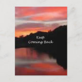 Ga terug briefkaart (Voorkant)