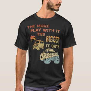 Ga terug hoe meer ik ermee speel t-shirt