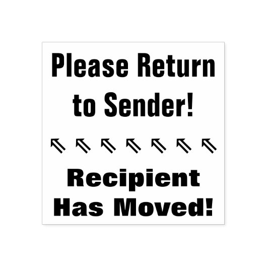 "Ga terug naar afzender!", "Ontvanger heeft zich v Rubberstempel (Afrduk)