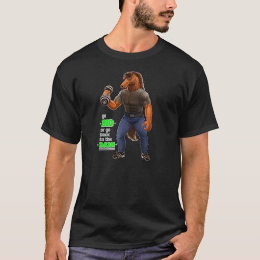 Ga terug naar Barn Black T-Shirt (Voorkant)