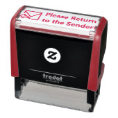 "Ga terug naar de afzender!" Rubber Stempel (Product)