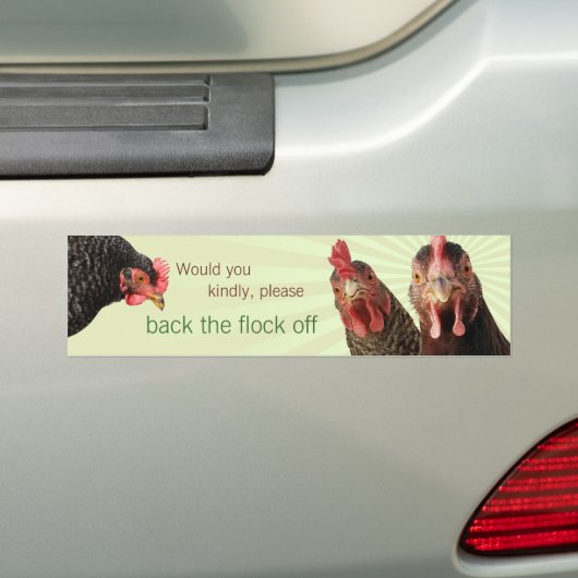 Ga terug naar de blokkering bumpersticker (Op auto)