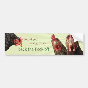 Ga terug naar de blokkering bumpersticker