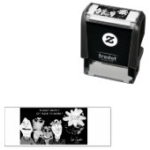 Ga terug naar je werk postzegel zelfinktende stempel (In situ)