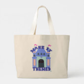 Ga Themagethema Castle Park Pret maken  Grote Tote Bag (Achterkant)