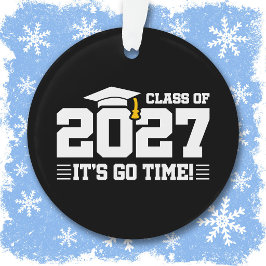 Ga Tijd Afstudeerquote Aflosende Klas van 2027 Ornament