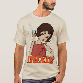 Ga Trixie Go! - Retro Speed Racer Cartoon Comic T-shirt