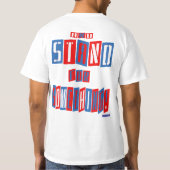 Ga uit de knop (tweezijdig) t-shirt (Achterkant)