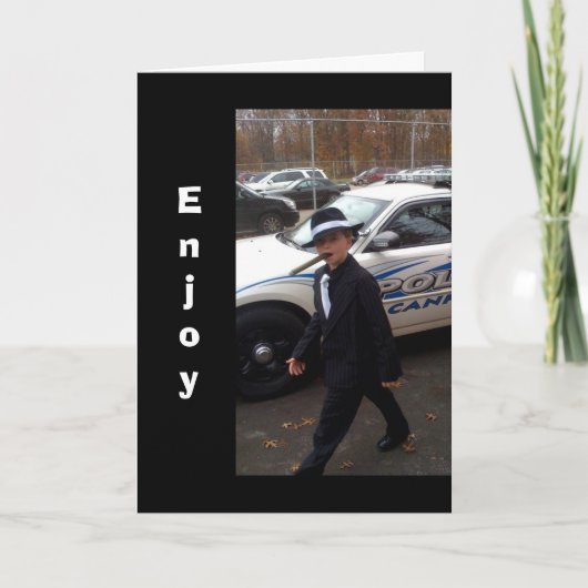 GA UIT EN GA JE BIRTHEDAY AAN KAART (Voorkant)