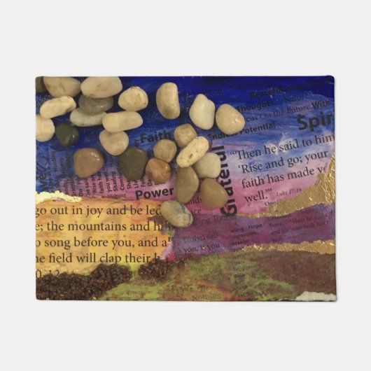 Ga uit in Joy Welcome Mat (Voorkant)