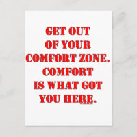Ga uit je Comfort Zone!