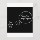 Ga uit je comfortzone briefkaart (Voorkant)