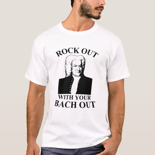 Ga uit met je Bach uit T-shirt (Voorkant)