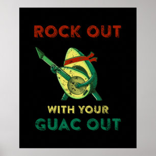 Ga uit met je Guac Out Poster