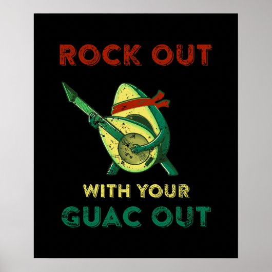 Ga uit met je Guac Out Poster (Voorkant)