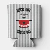 Ga uit met je rode zwarte streep. blikjeskoeler (Achterkant)