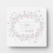 Ga uit met Joy - Isaiah 55:12 Fotoplaat (Voorkant)