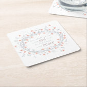 Ga uit met Joy - Isaiah 55:12 Kartonnen Onderzetters (Schuin)