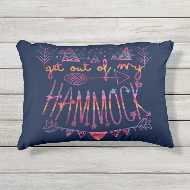 Ga uit mijn Hammock (V-Llama) buiten de loods Buitenkussen (Voorkant)