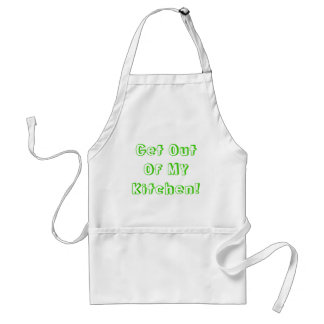 Ga uit mijn keuken Apron Standaard Schort