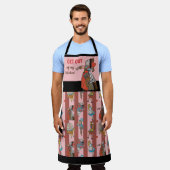 Ga uit mijn keuken met koningin schort (Gedragen)