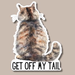 Ga Uit Mijn Staart  Sticker