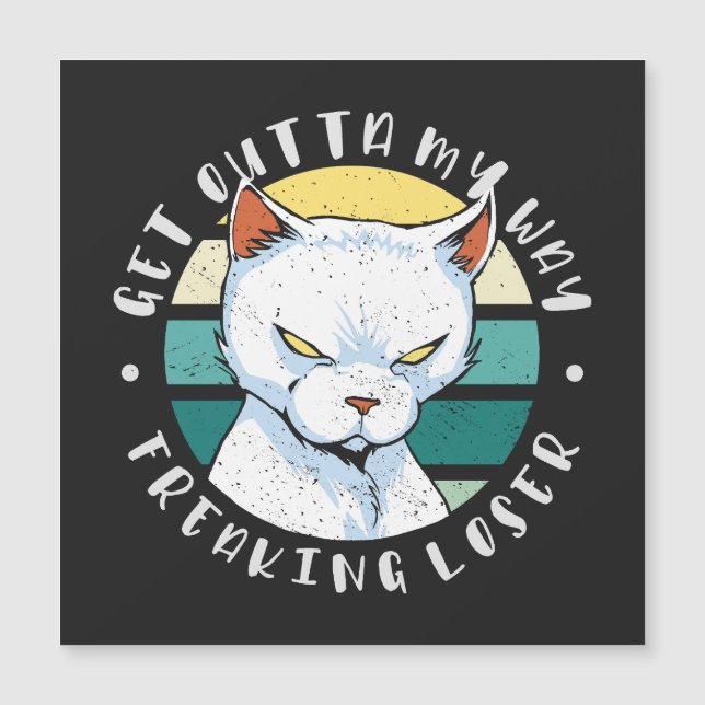 Ga uit mijn weg, een loser, Moody Cat Invitat (Voorkant)