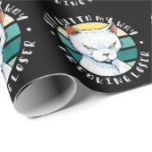 Ga uit mijn weg, een loser, Moody Cat Invitat Cadeaupapier (Rol Hoek)