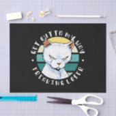 Ga uit mijn weg, een loser, Moody Cat Invitat Tissuepapier (Craft)