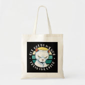 Ga uit mijn weg, een loser, Moody Cat Invitat Tote Bag (Voorkant)