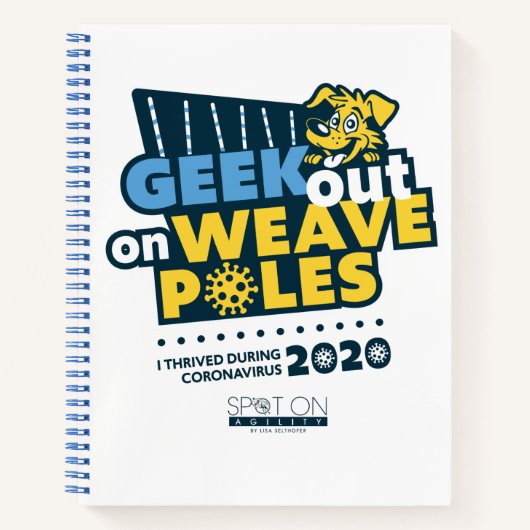 Ga uit op de Weaves - notebook Notitieboek (Voorkant)