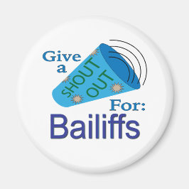 Ga uit voor de deurwaarders magneet