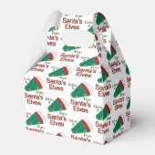 Ga uit voor de Elves van de Kerstman Bedankdoosjes (Achterkant)