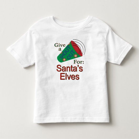 Ga uit voor de Elves van de Kerstman Kinder Shirts (Voorkant)