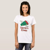 Ga uit voor de Elves van de Kerstman T-shirt (Voorkant volledig)
